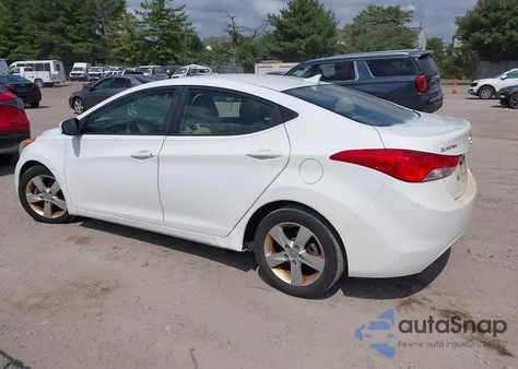 2013 Hyundai Elantra Gls из США, поврежденный, VIN 5NPDH4AE4DH274046